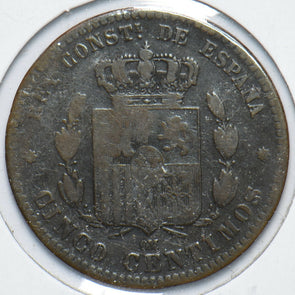 Spain 1878 5 Centimos 150726 combine shipping