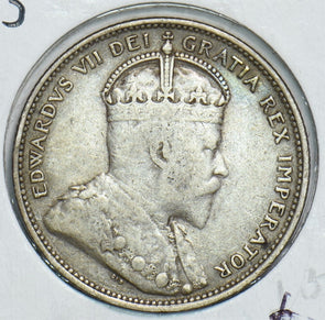 Canada 1903 25 Cents Silver 491500 combine shipping