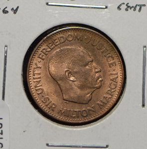 Sierra Leone 1964 1/2 Cent Fish animal  191261 combine shipping
