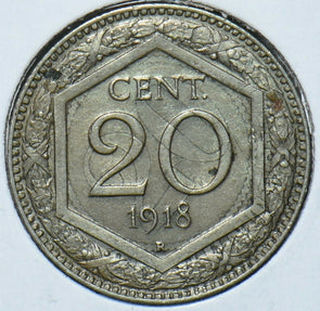 Italy 1918 R 20 Centesimi 193984 combine shipping