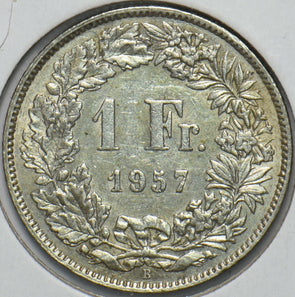 Switzerland 1957 Franc 193845 combine shipping