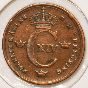 Sweden 1836 1/6 Skilling 903926 combine shipping