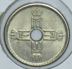 Norway 1950 25 Ore 190846 combine shipping