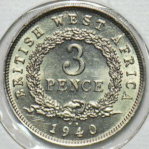 British West Africa 1940 3 Pence 297641 combine shipping