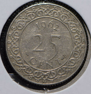 Netherlands 1962 Suriname 25 Cents  900235 combine shipping