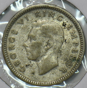 New Zealand 1943 3 Pence 903744 combine shipping