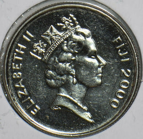 Fiji 2000 5 Cents 903679 combine shipping