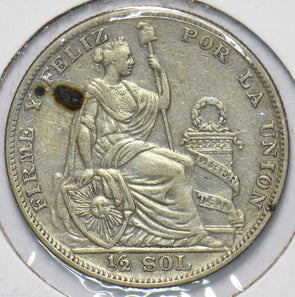 Peru 1935 1/2 Sol 192716 combine shipping