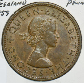 New Zealand 1959 Penny Tui Bird 198893 combine shipping