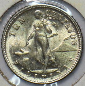 Philippines 1944 10 Centavos Eagle animal UNC 294913 combine shipping