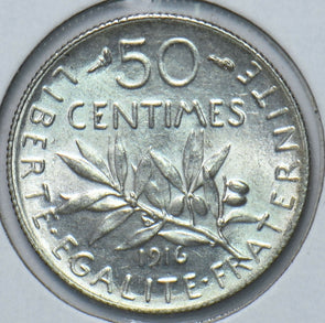 France 1916 50 Centimes 294508 combine shipping