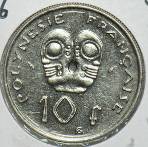 French Polynesia 1984 10 Francs UNC 903866 combine shipping