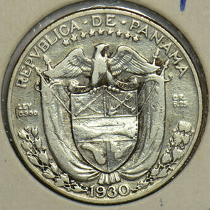 Panama 1930 1/4 Balboa 240728 combine shipping
