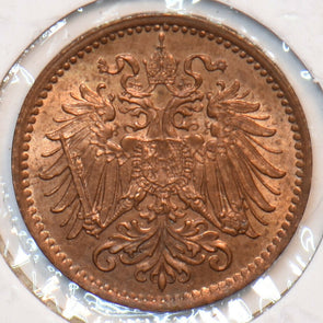 Austria 1895 Heller Eagle animal 194937 combine shipping