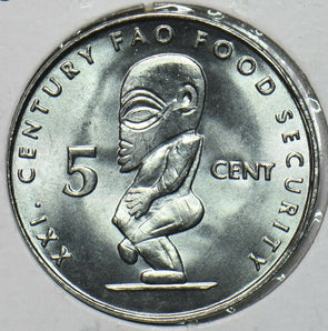 Cook Islands 2000 5 Cent 196832 combine shipping