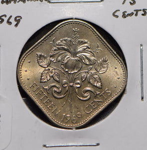 Bahamas 1969 15 Cents  901019 combine shipping