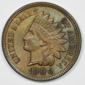 1900 Indian Head Cent Glossy Brown UNC U0339