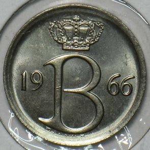 Belgium 1966 25 Centimes 151932 combine shipping