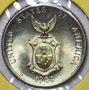 Philippines 1944 D 20 Centavos Eagle animal UNC 294924 combine shipping