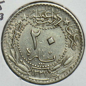 Turkey 1913 AH1327 20 Para 152833 combine shipping