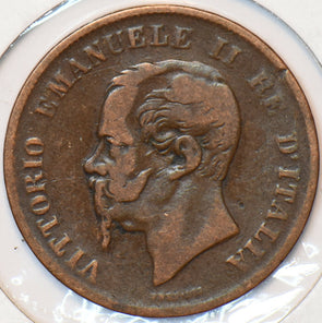 Italy 1862 5 Centesimi 150956 combine shipping