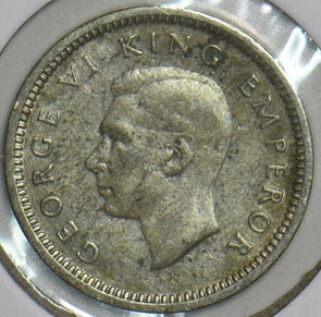 New Zealand 1937 3 Pence 903667 combine shipping