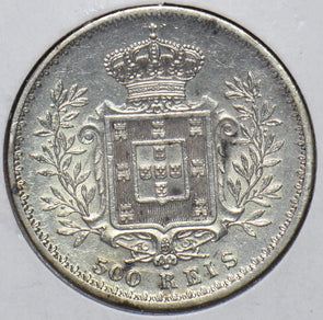 Portugal 1891 500 Reis 295976 combine shipping