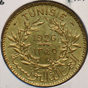 Tunisia 1926 AH1345 2 Francs 294194 combine shipping