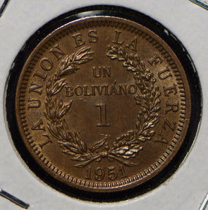 Bolivia 1951 Boliviano Llama animal  190600 combine shipping