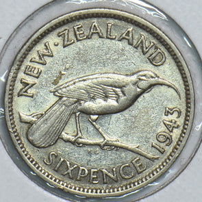New Zealand 1943 6 Pence Huia Bird 198190 combine shipping