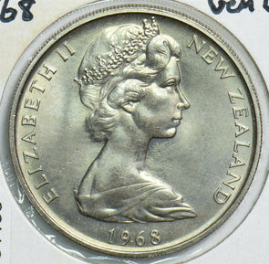 New Zealand 1968 20 Cents Kiwi birdanimal Gem BU 904453 combine shipping
