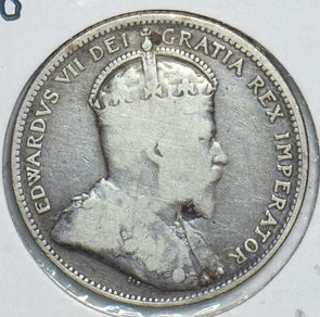 Canada 1910 25 Cents 298647 combine shipping
