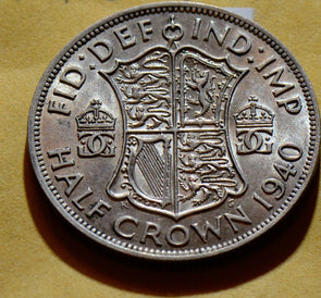 Great Britain  1940 1/2 Crown  GR0132 combine shipping
