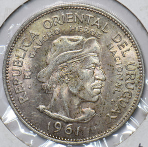 Uruguay 1961 10 Pesos 490804 combine shipping