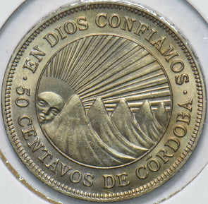 Nicaragua 1954 50 Centavos 192276 combine shipping