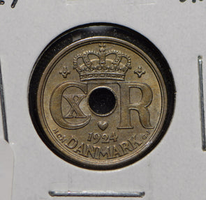 Denmark 1924 10 Ore  901415 combine shipping