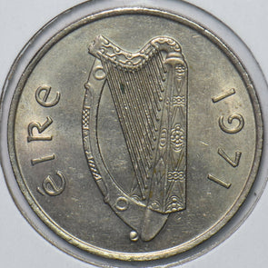 Ireland 1971 10 Pence Salmon animal 194999 combine shipping