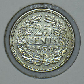 Netherlands 1939 25 Cents 291394 combine shipping