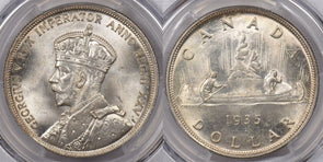 Canada 1935 Dollar PCGS MS 64 PC1457 combine shipping