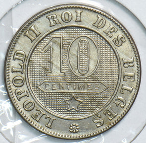 Belgium 1898 10 Centimes 240999 combine shipping