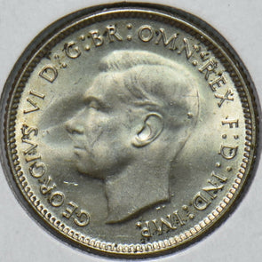 Australia 1946 6 Pence Kangaroo animal Ostrich Georgivs VI 293296 combine shippi