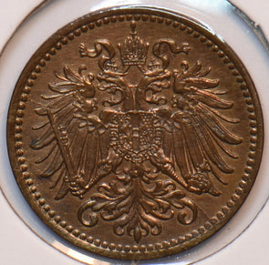 Austria 1912 Heller Eagle animal 193383 combine shipping