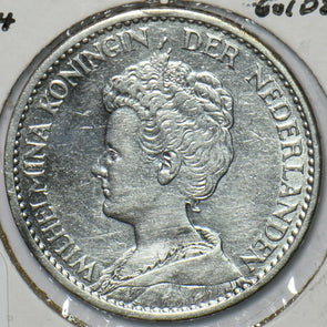 Netherlands 1914 Gulden Lion animal 490963 combine shipping