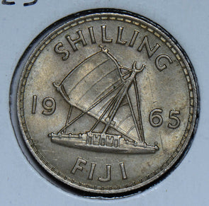 Fiji 1965  Shilling  F0091 combine shipping