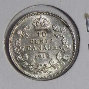 Canada 1918 10 Cents silver  CA0289 combine shipping