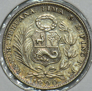Peru 1890 Dinero 296838 combine shipping