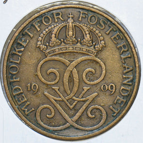 Sweden 1909 5 Ore 197099 combine shipping