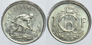Luxembourg 1953 Franc 153900 combine shipping