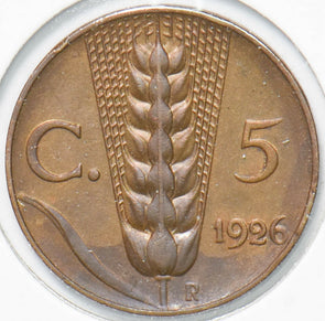 Italy 1926 5 Centesimi Vittorio Emanvele III 292962 combine shipping