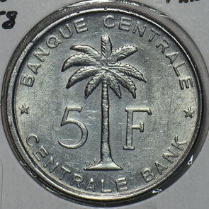 Belgium Congo 1958 5 Francs 195876 combine shipping